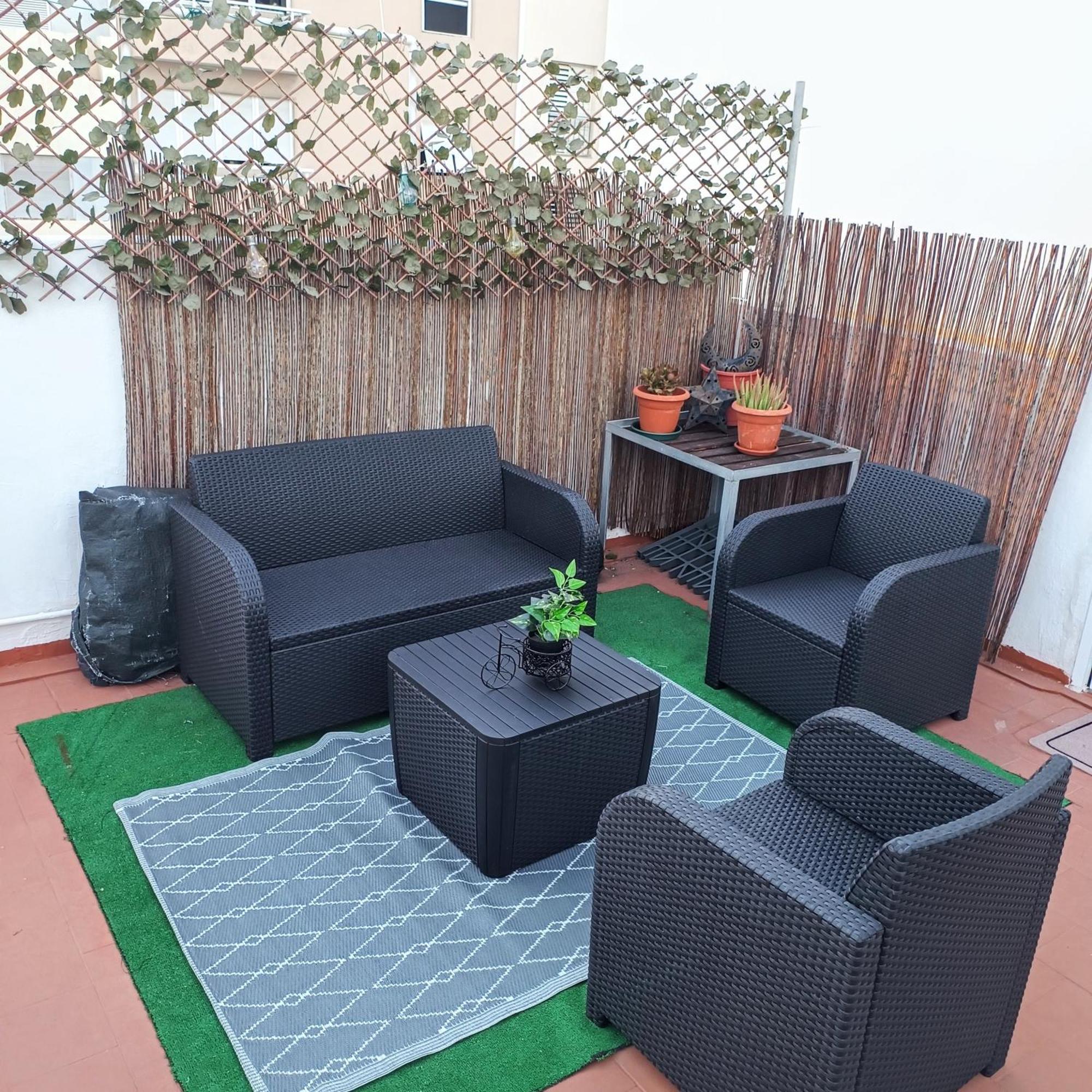 Center Santa Cruz, Alojamiento Centrico Con Gran Terraza, Cocina , Salon Y Banos, Todo Privado Exterior photo
